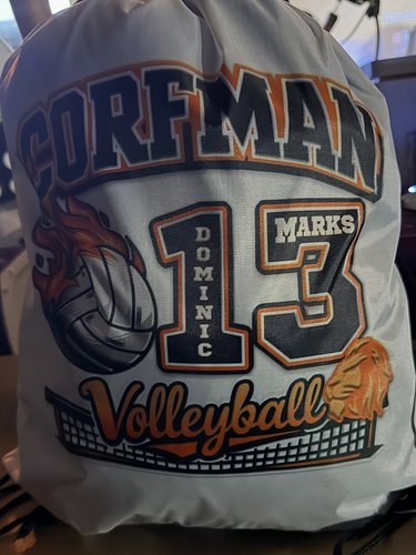 Team spirit style — Your new go‑to bag for practice, travel, and tournament days. #teampride #corfman #volleyball #stringbag ...