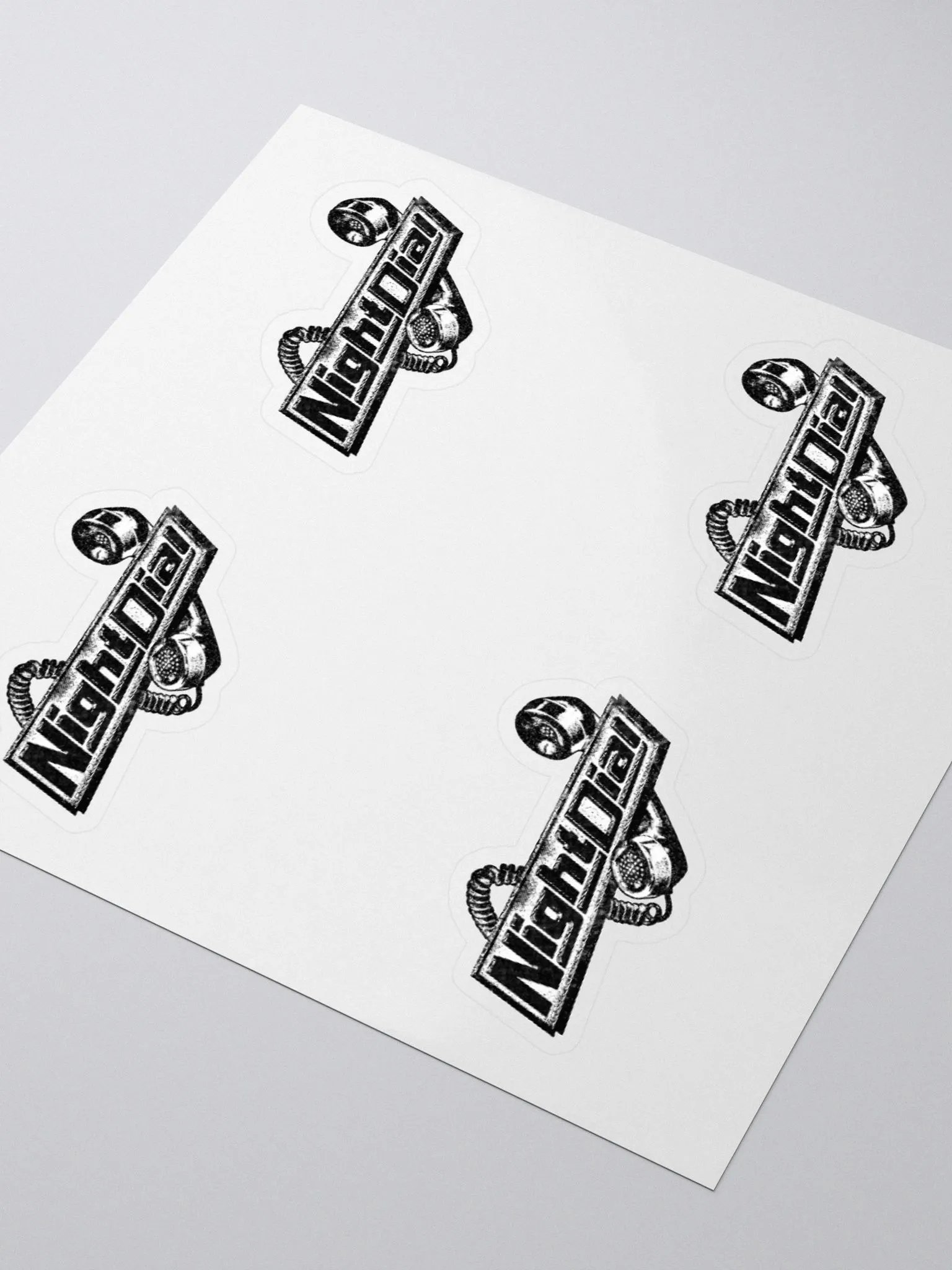 NIGHT DIAL Kiss Cut Stickers product image (9)