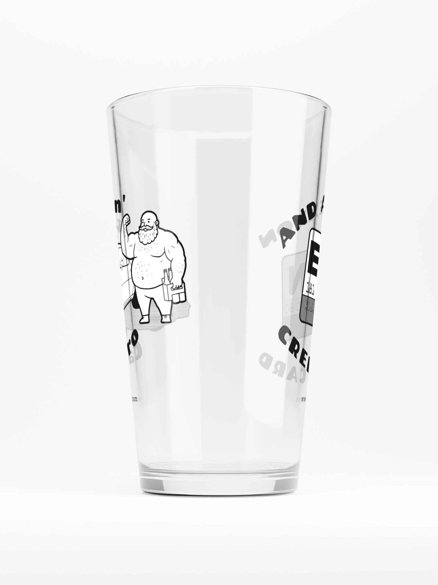 Bitchin' Camaro Credit Card Pint Glass product image (5)