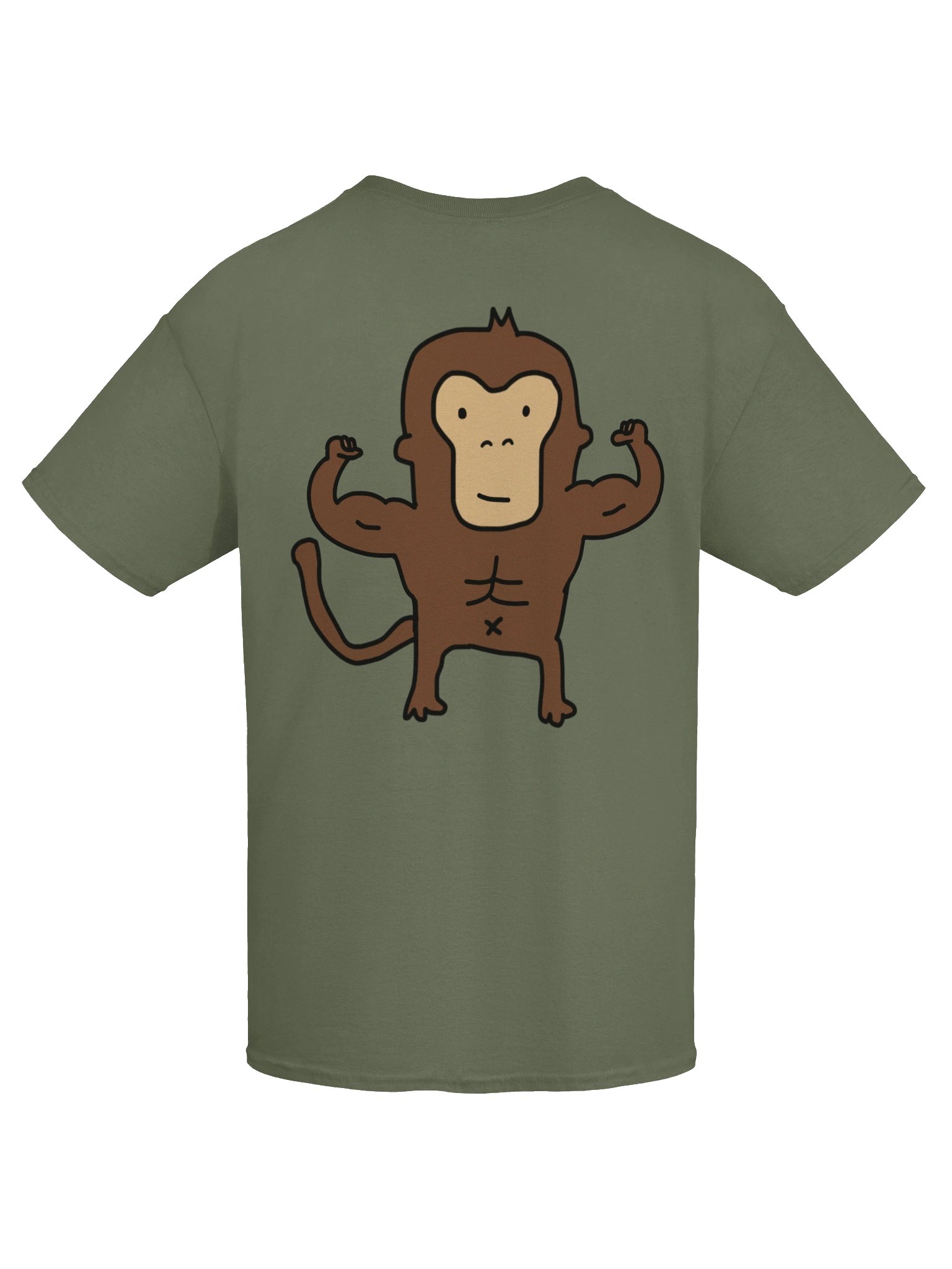 "New Year,New Monkey" T-Shirt (Back Print) product image (61)