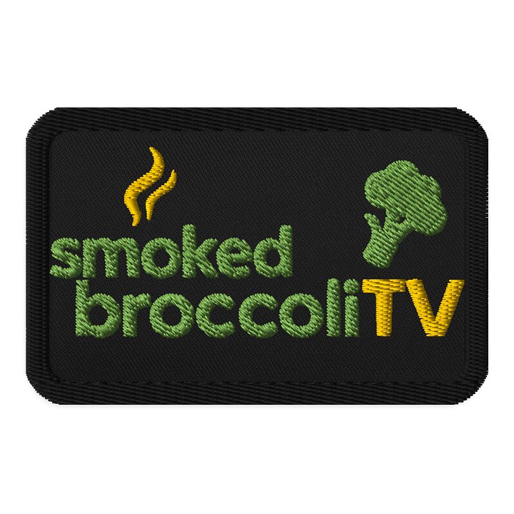 smokedbroccoliTV embroidered patch product image (1)