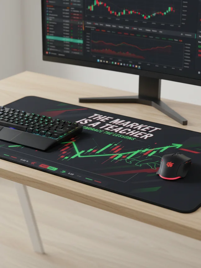 Deskmat "The market is a teacher" product image (1)