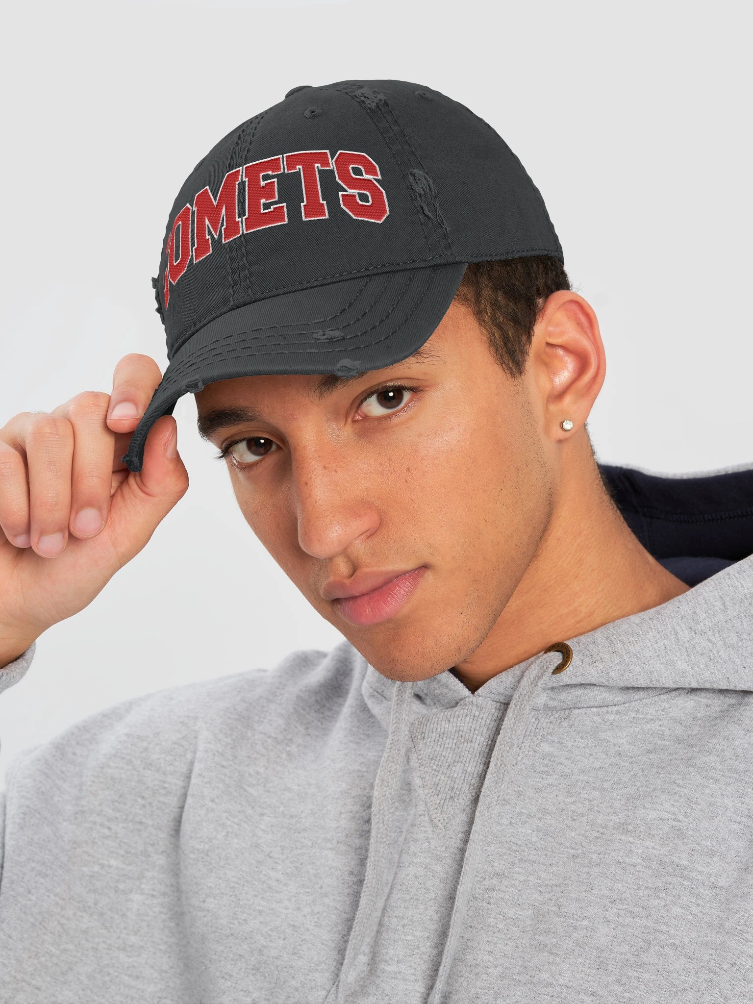 Comets Distressed Collegiate Hat product image (5)