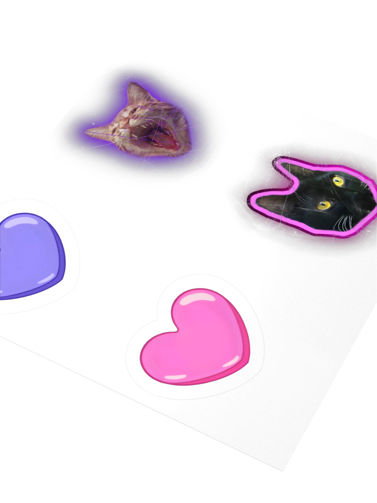 Astro and Lucipurrrrr Kiss Cut Sticker Set product image (5)