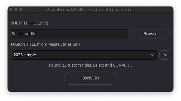 AutoTitles for DaVinci Resolve Studio 20 product image (2)