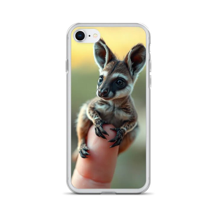 Tiny Kangaroo on a Finger iPhone® Clear Case product image (24)