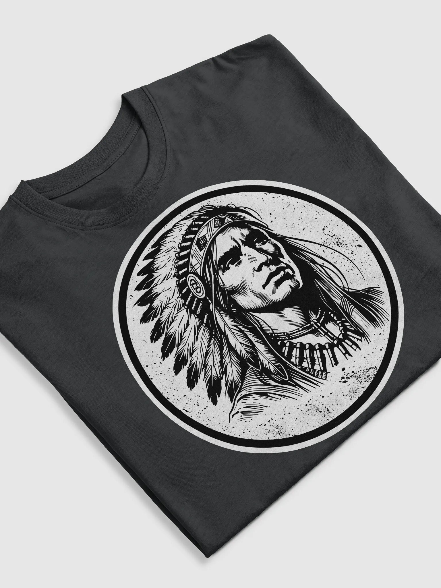 Feathered Headdress Portrait Tee product image (3)