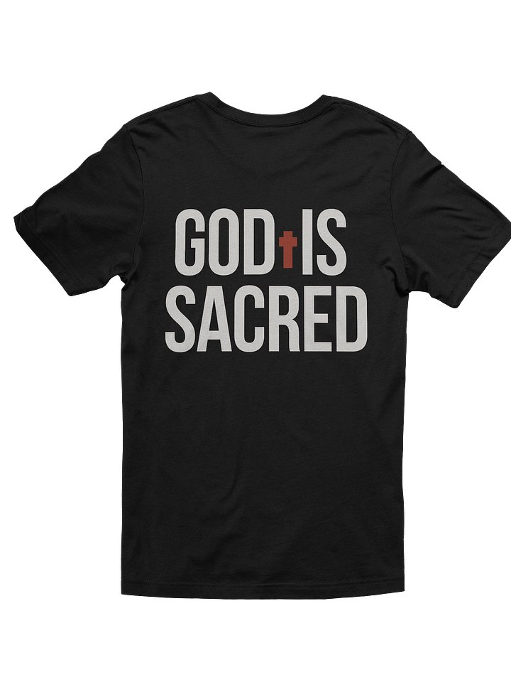 God Is Sacred — Essential Tee (Dark) product image (2)