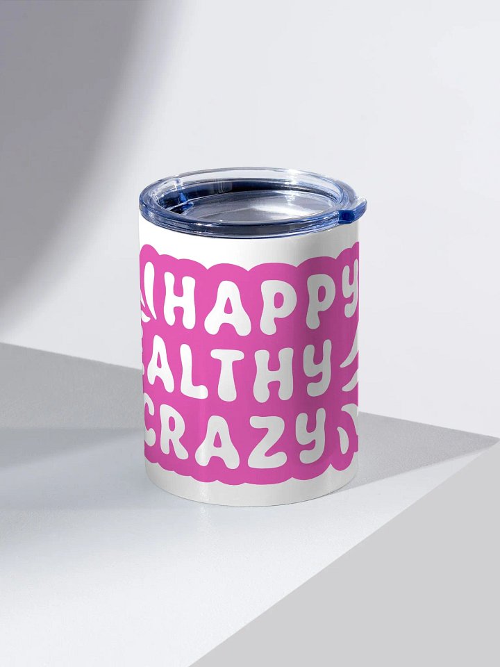 Happy Healthy Crazy Travel Tumbler product image (2)