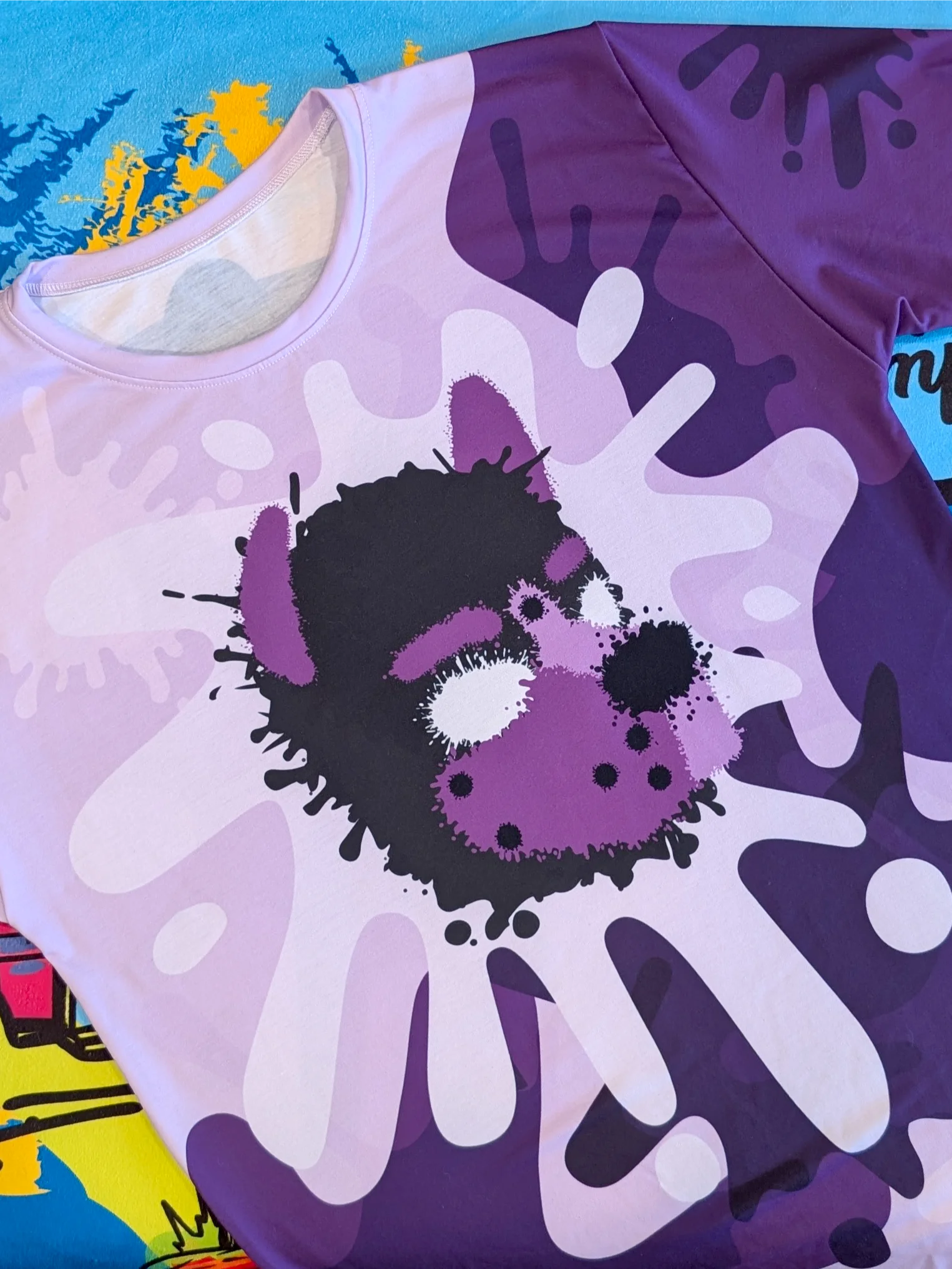 Chaos Splatter Shirt - Purple product image (5)