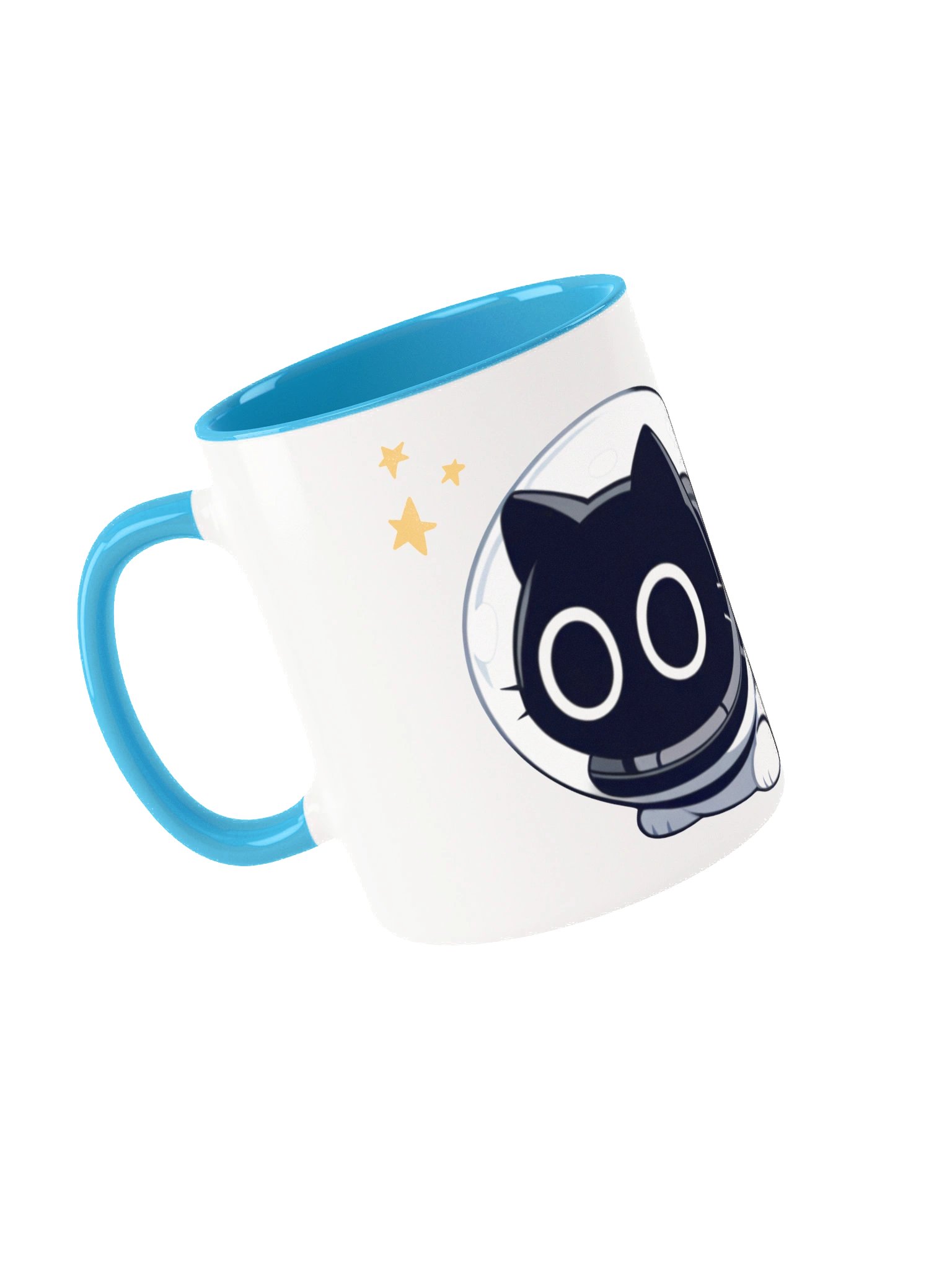 Space Kitty Ceramic Mug (Colour) product image (1)