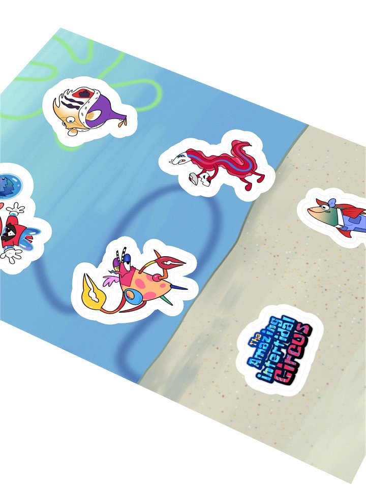 The Amazing Intertidal Circus - Sticker Sheet #1 product image (2)