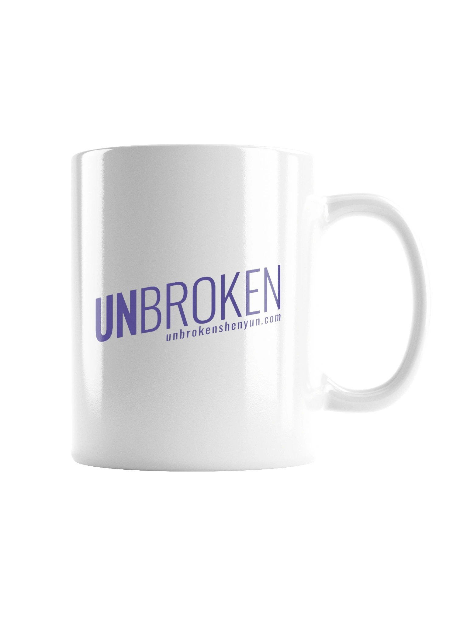 UNBROKEN White Glossy Mug (3 Sizes) product image (2)