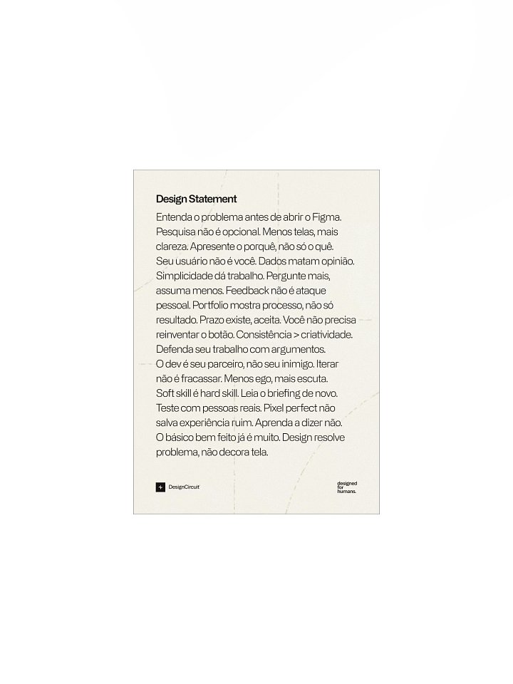 Design Statement Print product image (1)