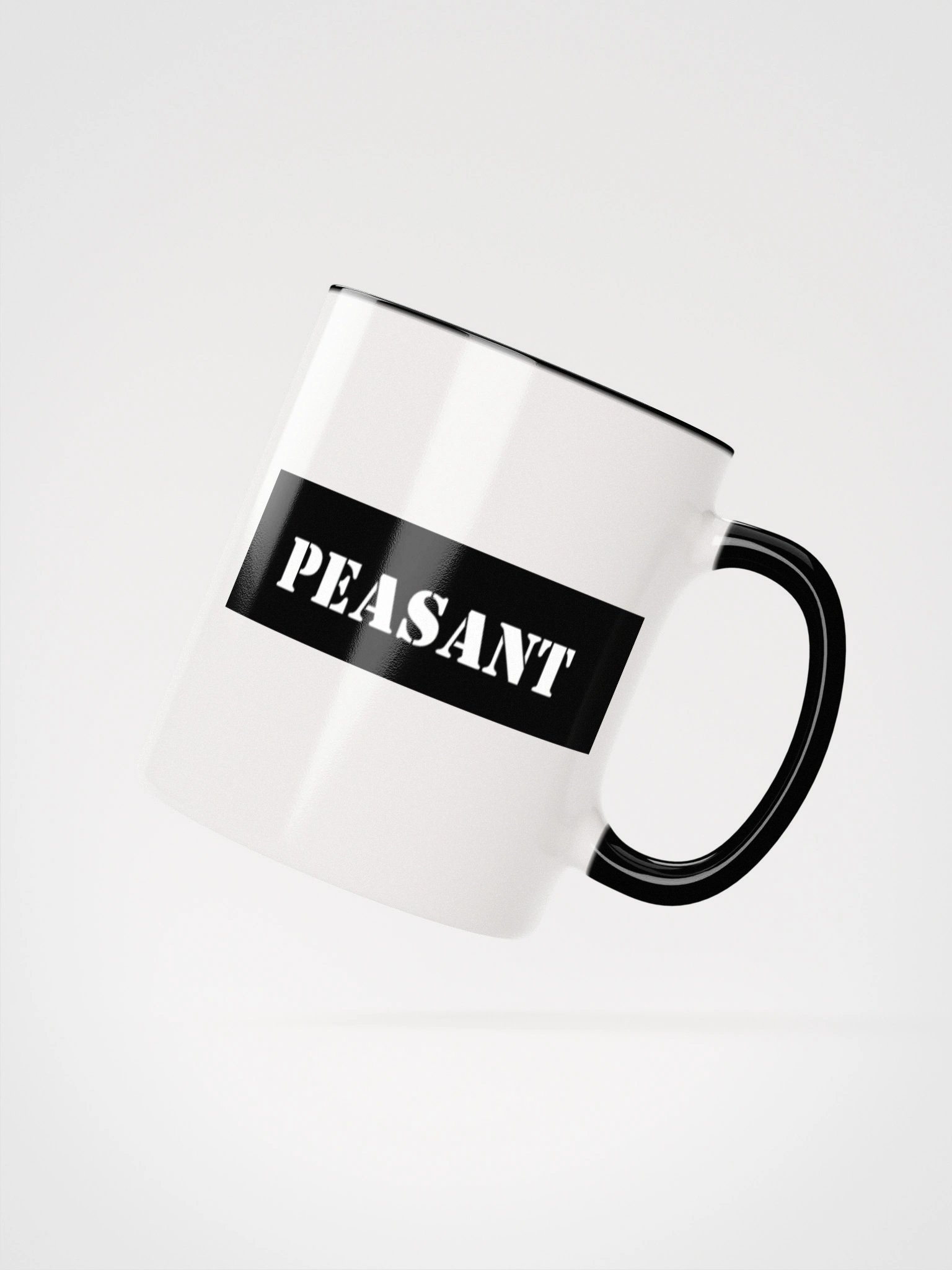 Bold 'PEASANT' Ceramic Mug product image (3)