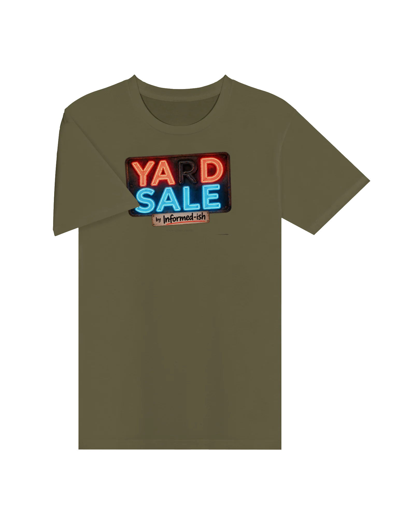 Yard Sale Army Green Premium Quality T Shirt product image (3)