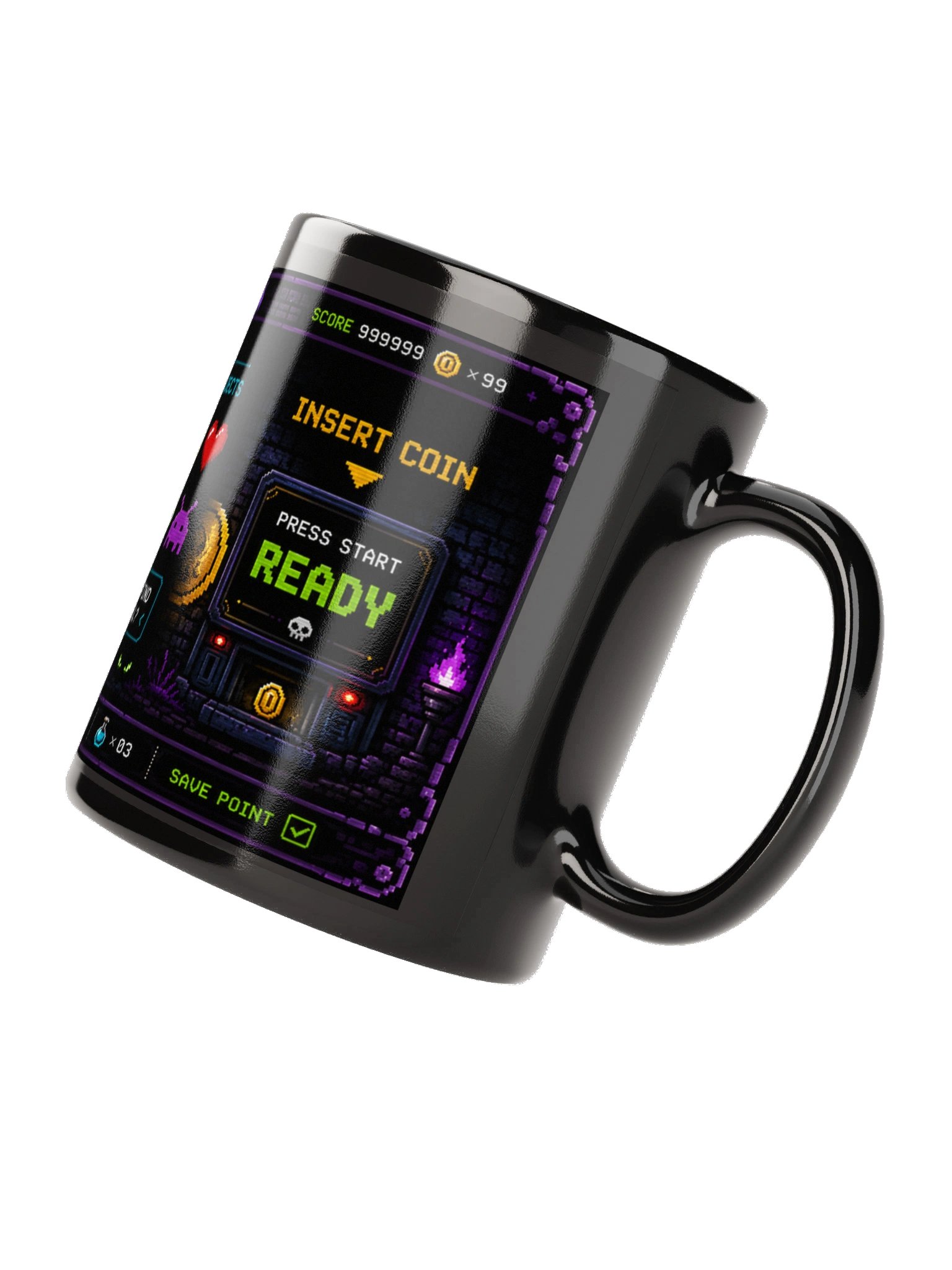 INSERT COIN – Pixel Mode Mug product image (7)