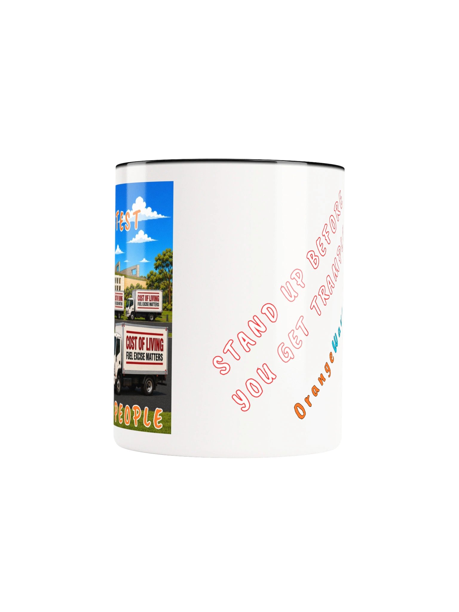 Silent Protest Support The People Mug product image (5)