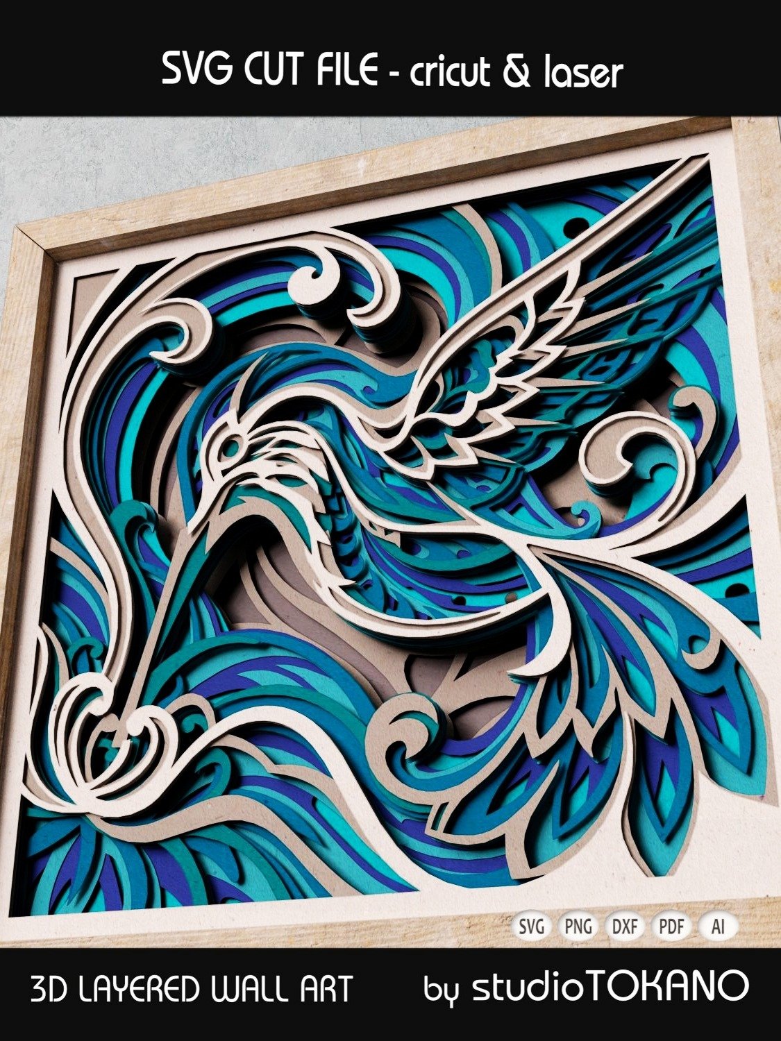Hummingbird Shadow Box product image (4)