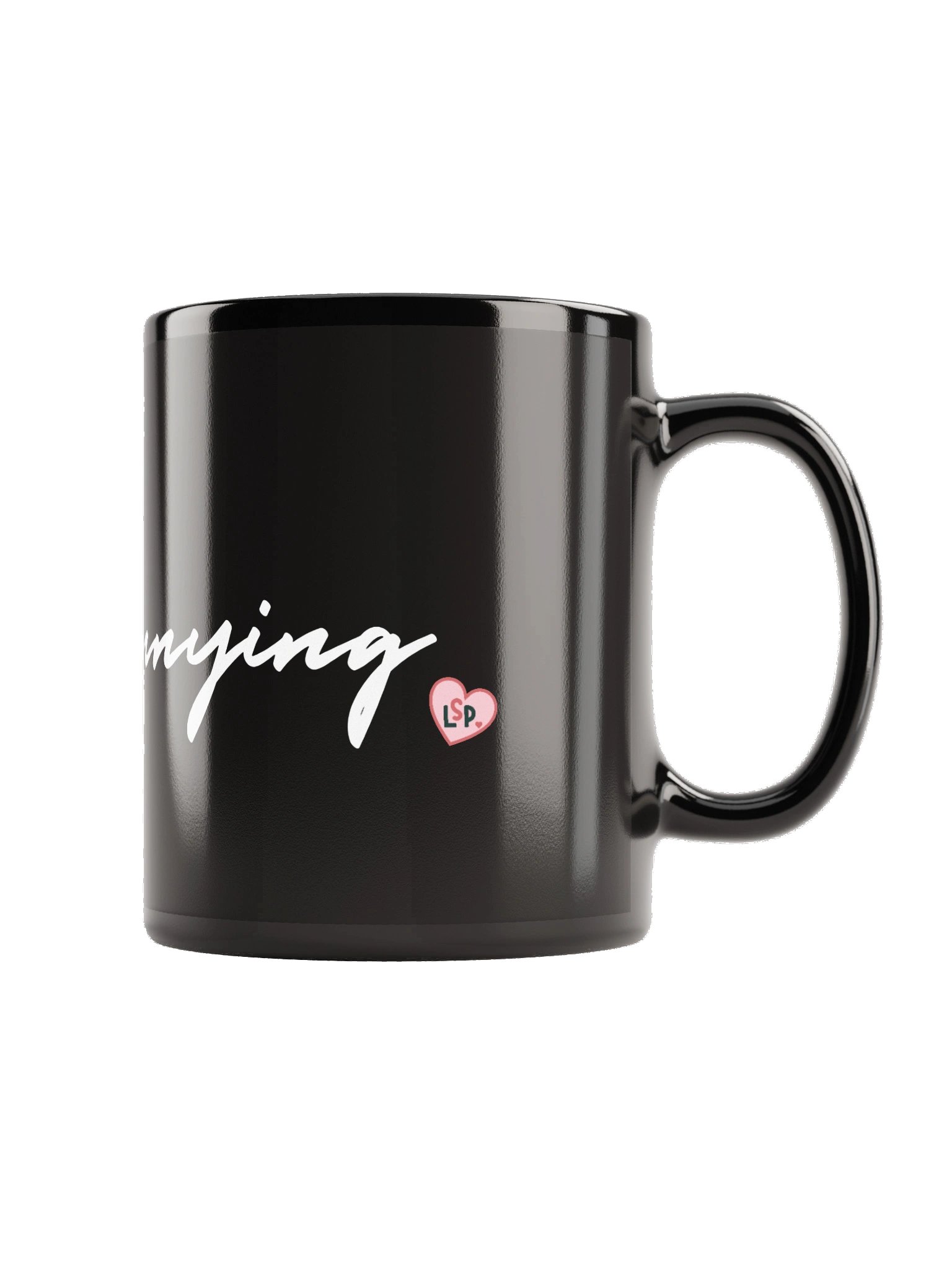 No Whinnying LSP Black Coffee Mug product image (3)