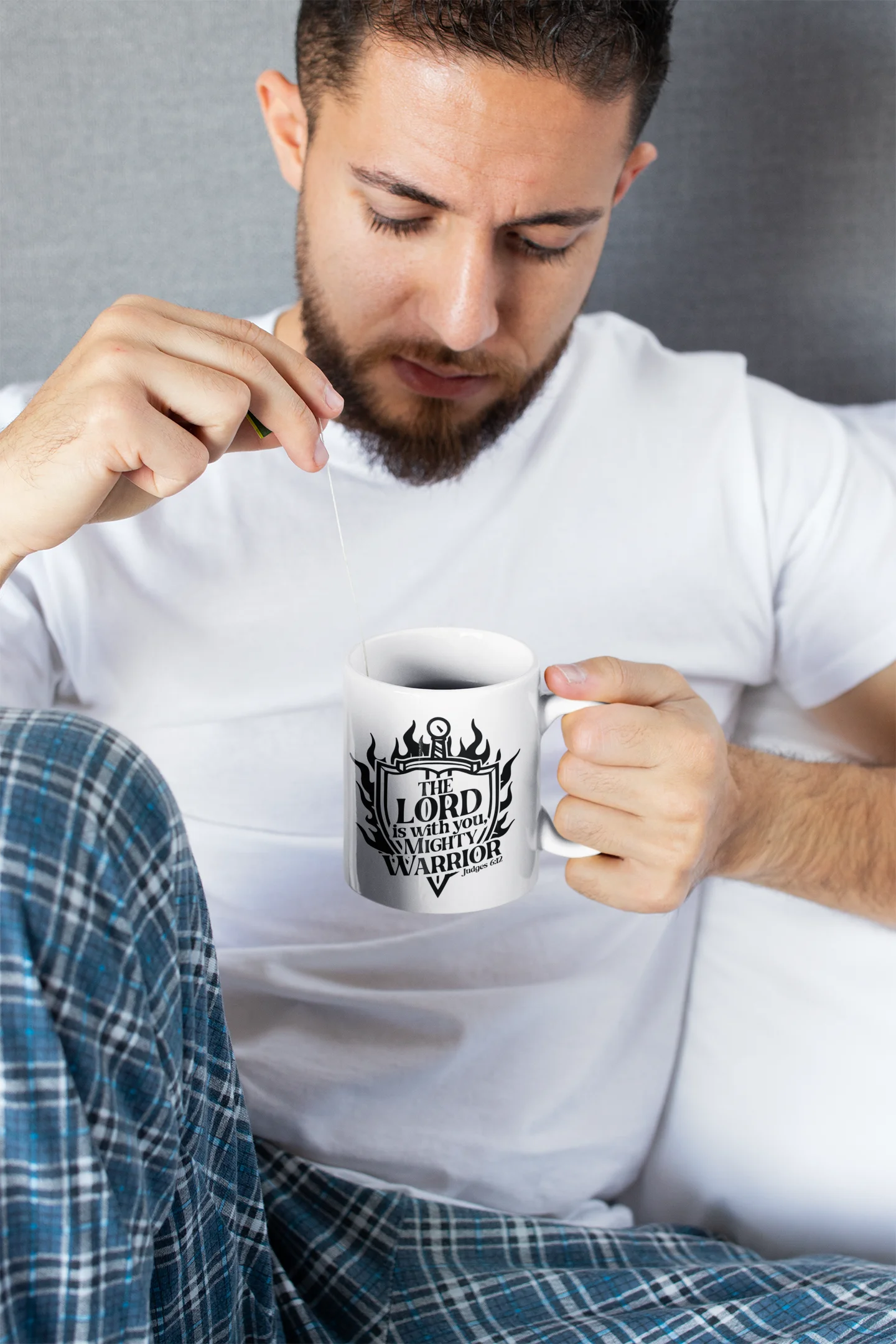 The Lord is With You Mighty Warrior - 2 Sided Mug product image (1)