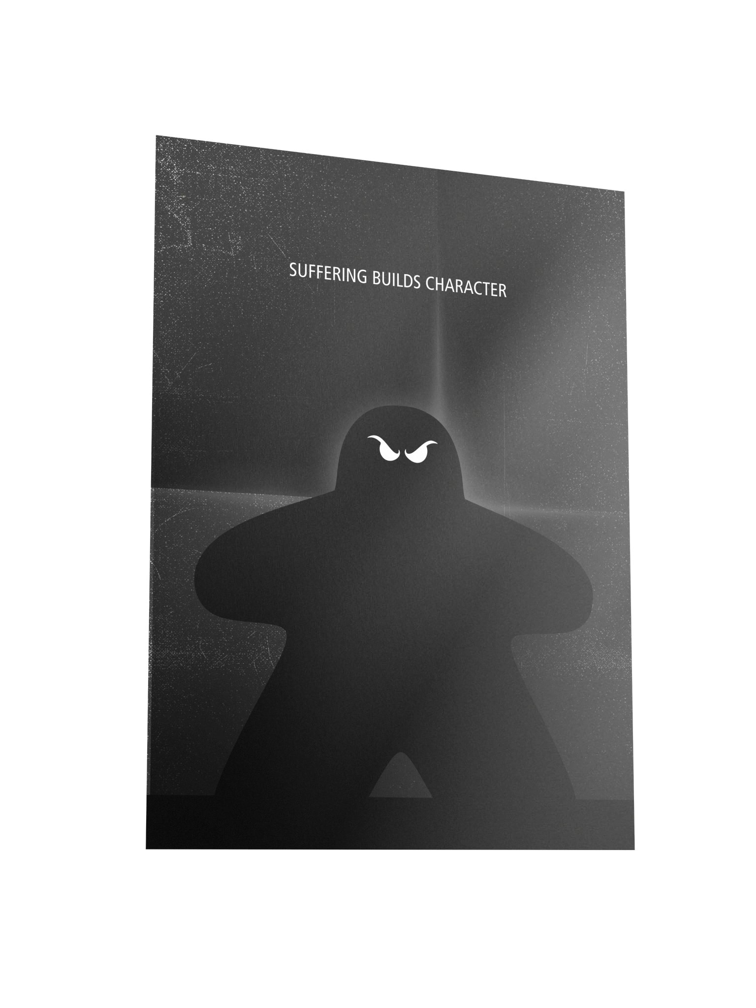 Suffering Builds Character Board Game Room Poster - UNFRAMED product image (3)
