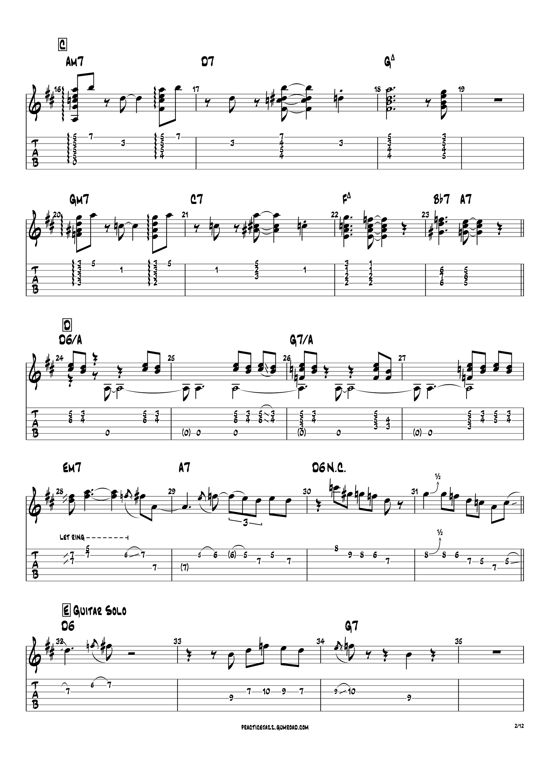 (Transcription GP) Broadway - Kenny Burrell | 1959 A Night At The Vanguard product image (3)