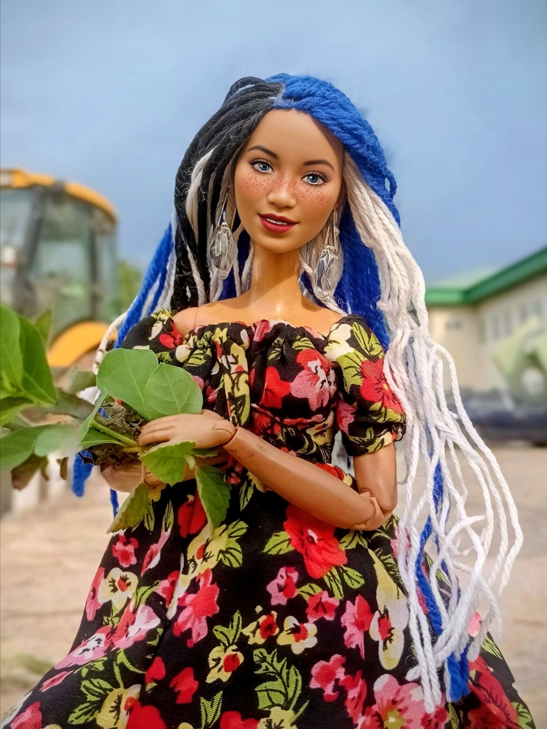 Summer Milkmaid Dress for Barbie| Integrity Toys| Poppy Parker| Fashion Royalty| Nu Face fashion dolls product image (2)
