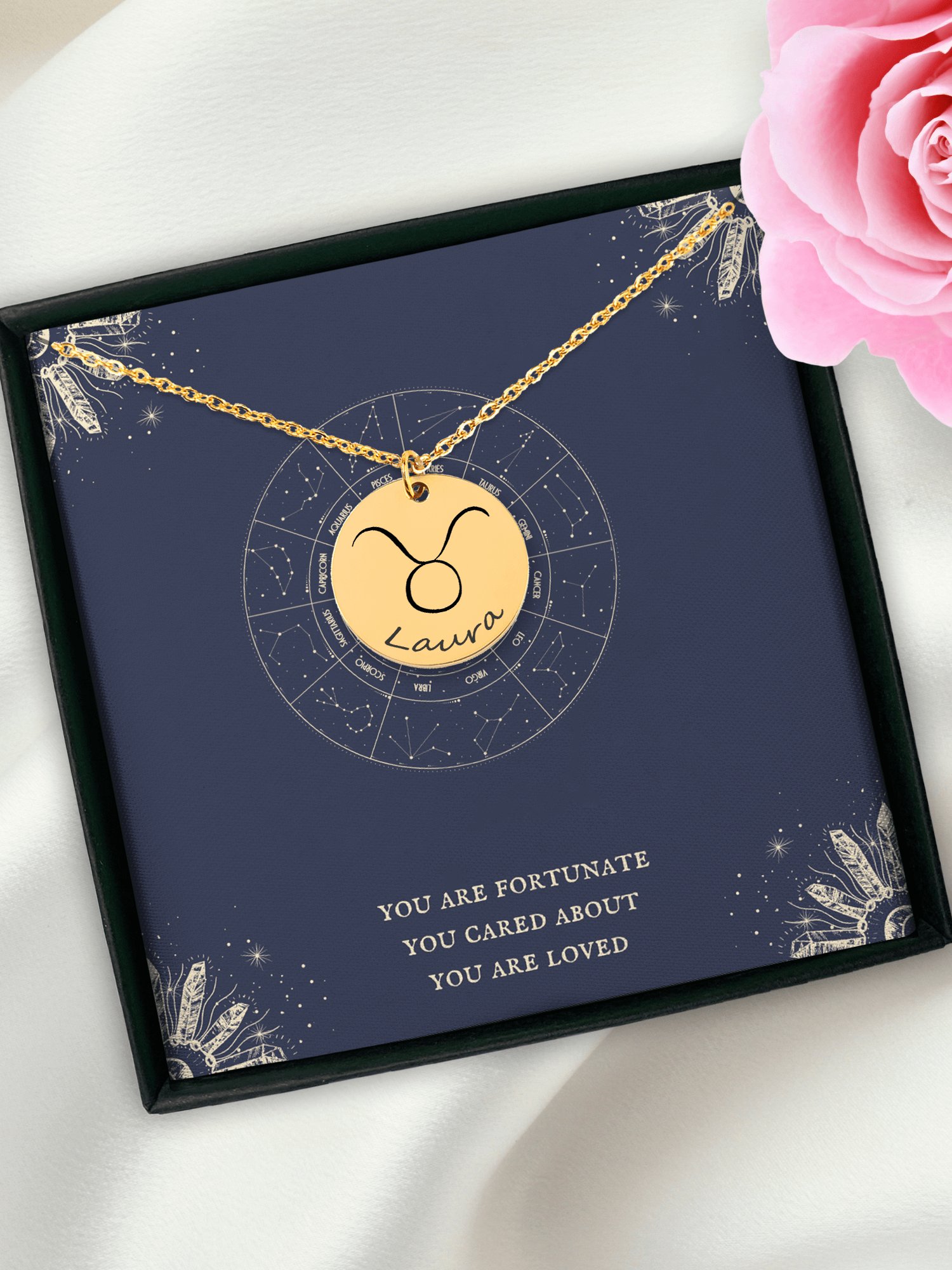 Zodiac Sign Necklace - Personalized Astrological Jewelry product image (1)