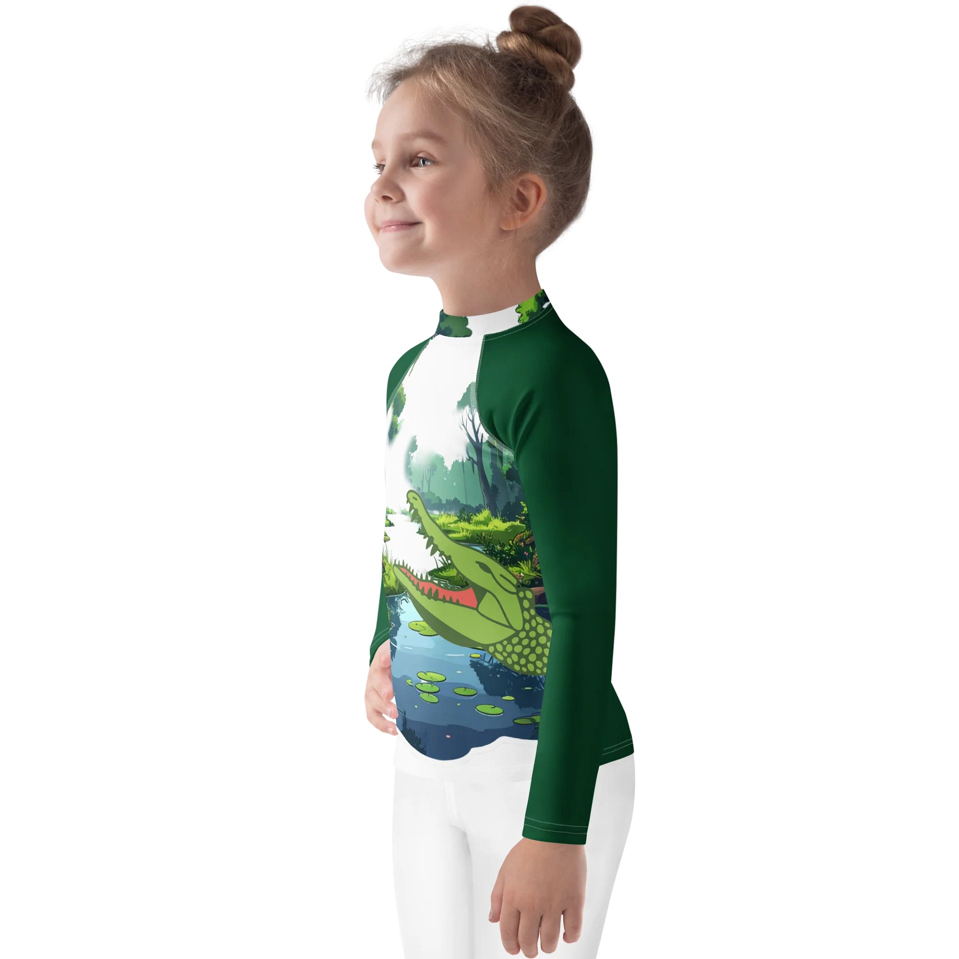 Crocodile Cove Kids All-Over Rash Guard product image (3)