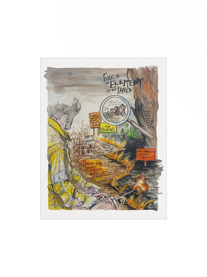 "Fire is an Element of the Land" product image (3)