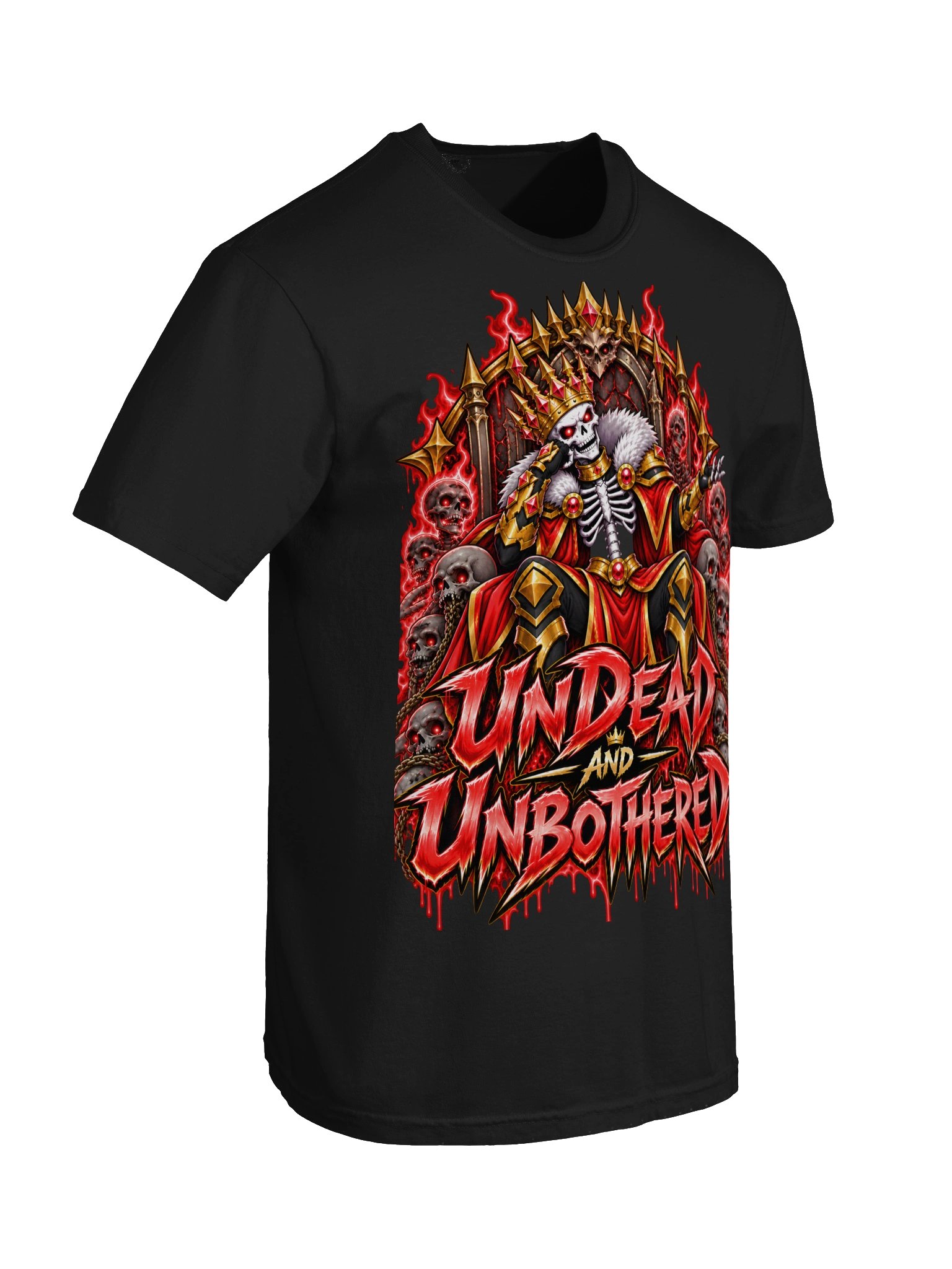 Undead and Unbothered Tee (Red) product image (10)