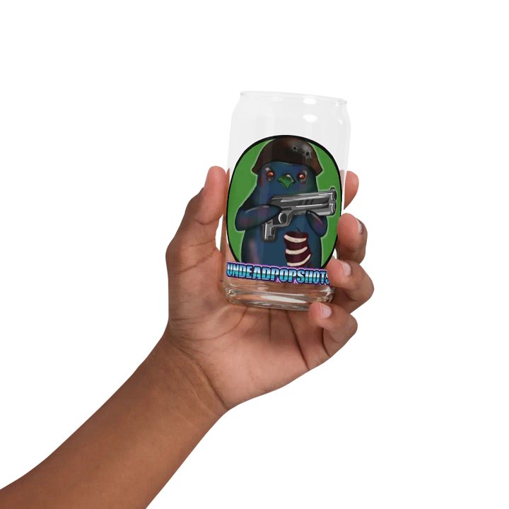 UndeadPopShots Penguin Can-Shaped Glass Logo Color Green product image (32)