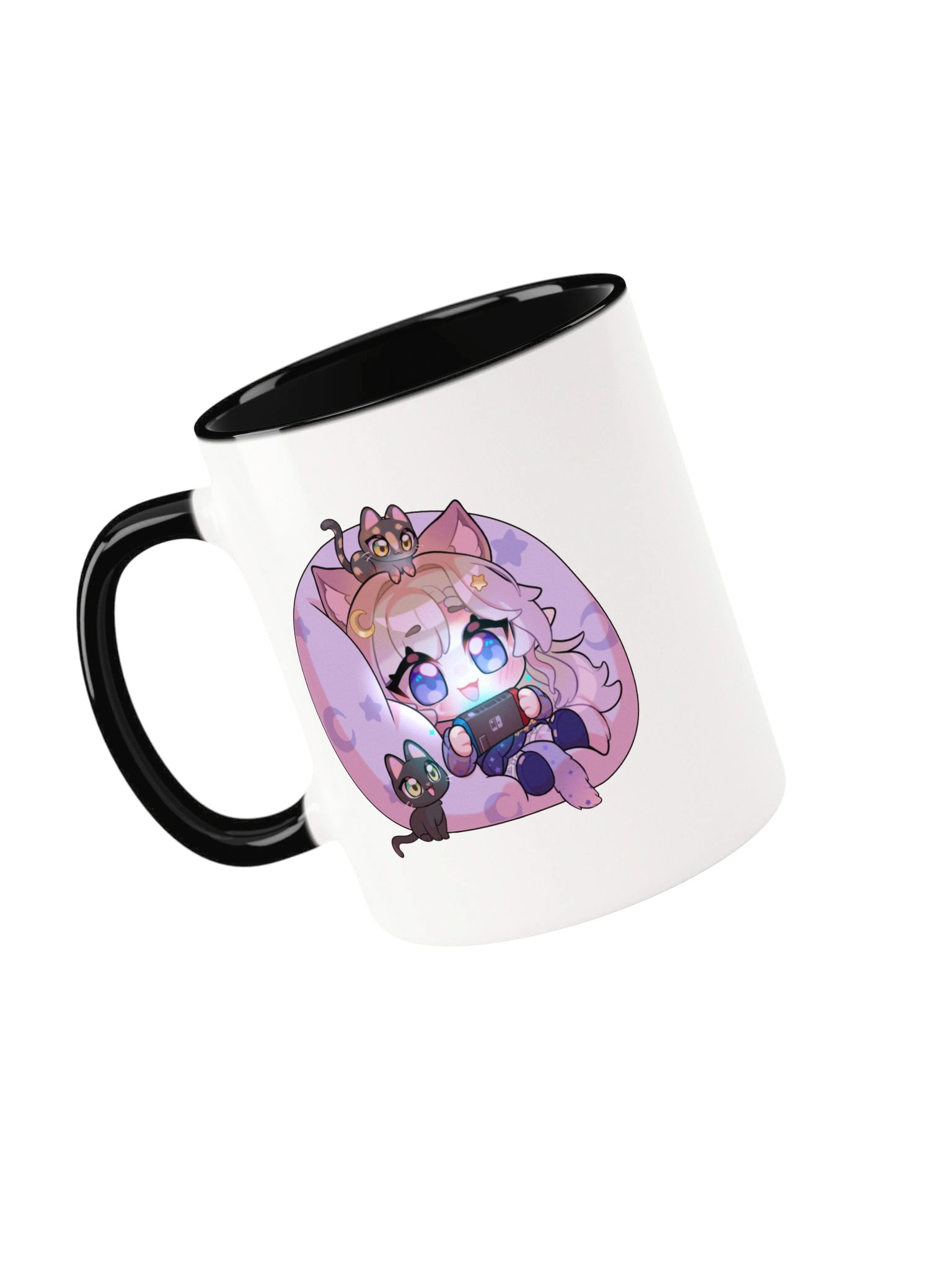 Vtuber Beth mug with kitties product image (3)