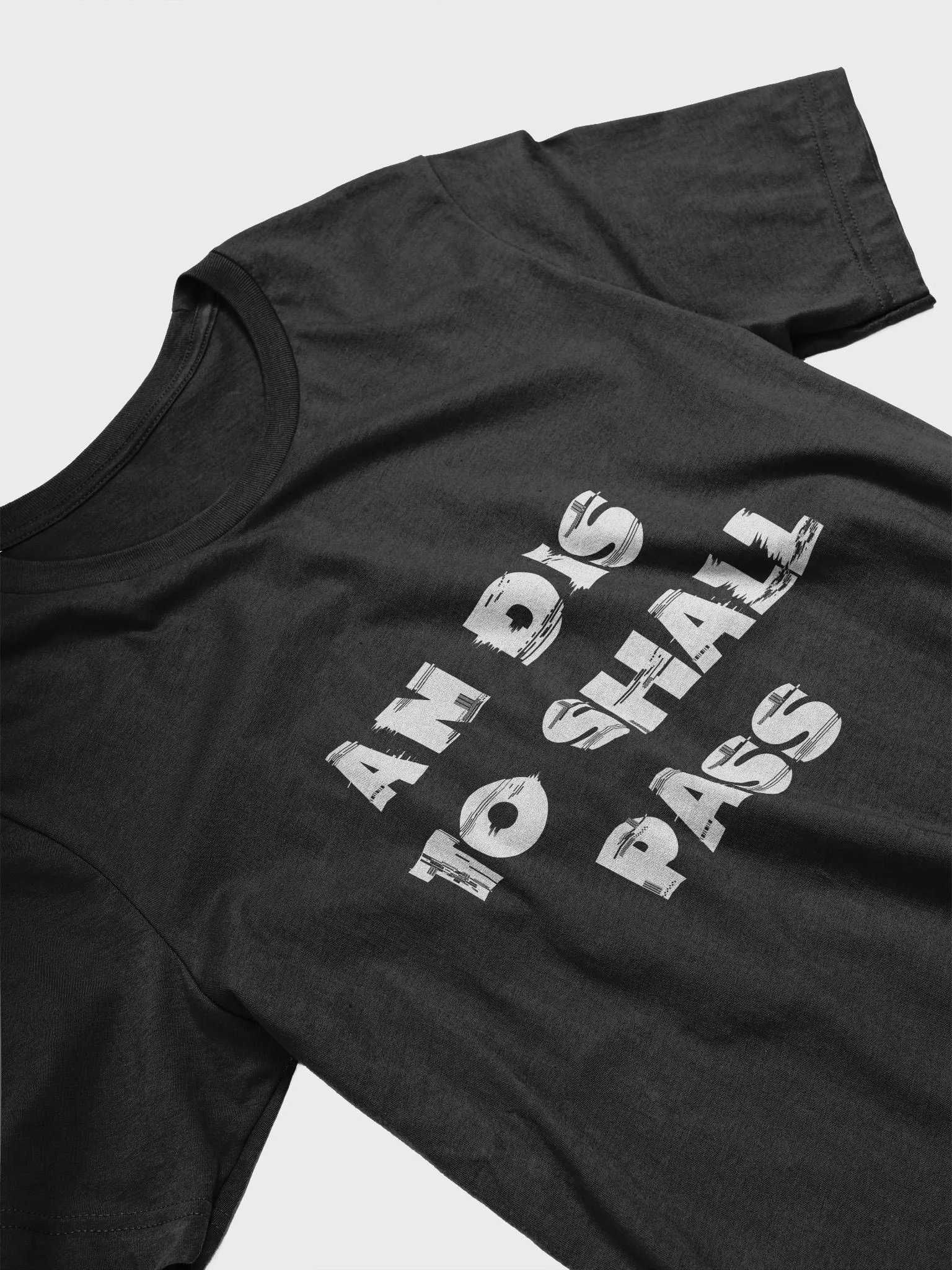 AN DIS TO SHALL PASS(WHITE PRINT) product image (3)