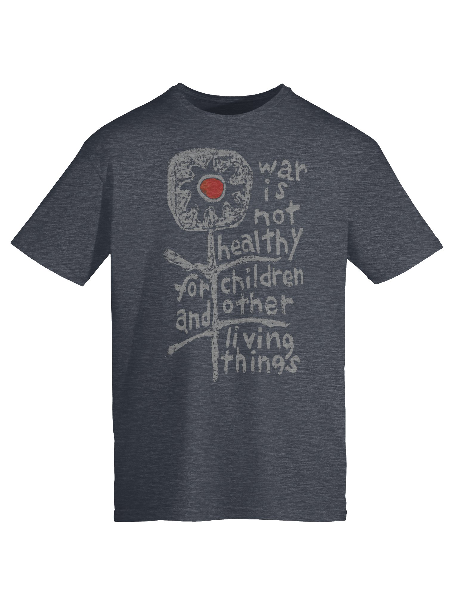 War is Not Healthy Gildan 64000 dark T-Shirt product image (6)