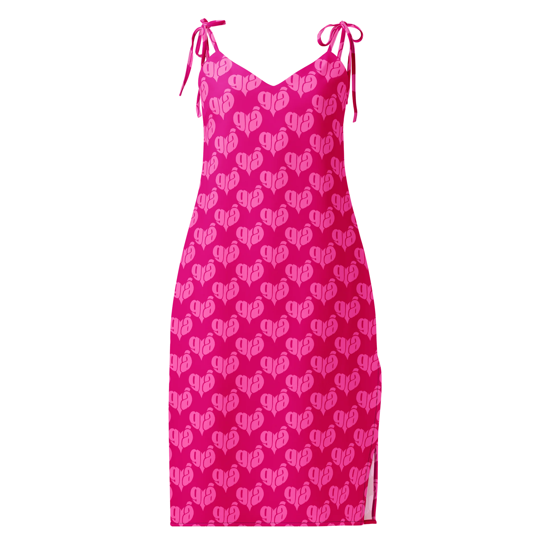 Grá Means Love 🩷 All-Over Print Slip Dress in Irish / Gaeilge product image (2)