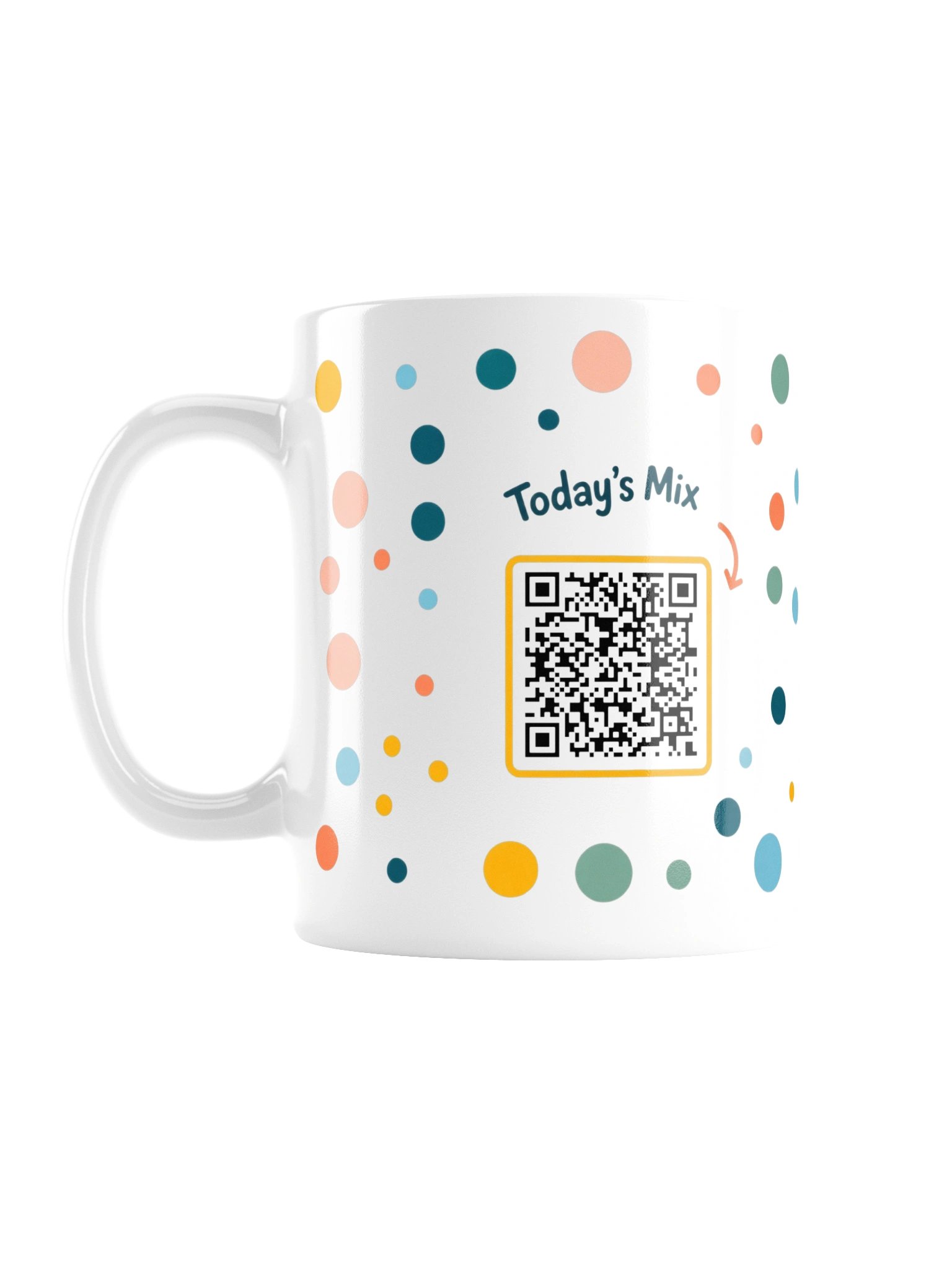Let’s Move a Little Mug | Polka Dot product image (3)