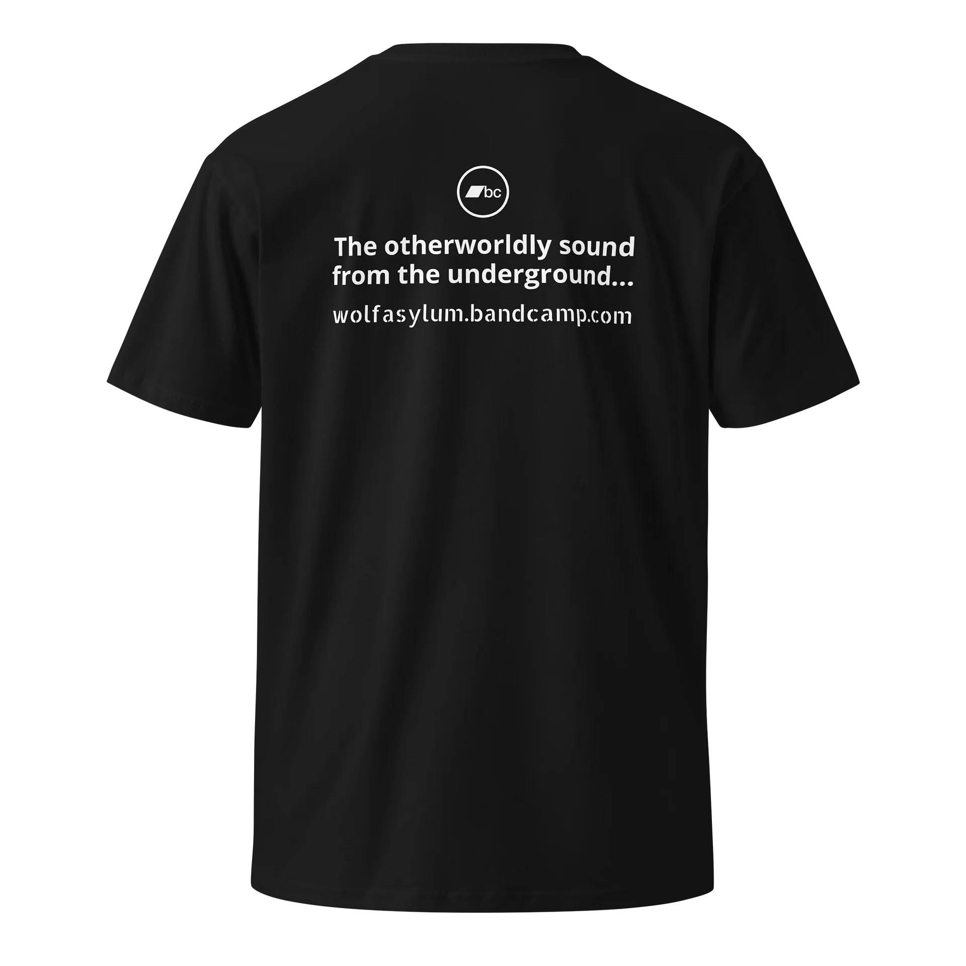 Wolf Asylum Embroidered Tee (Black) product image (4)