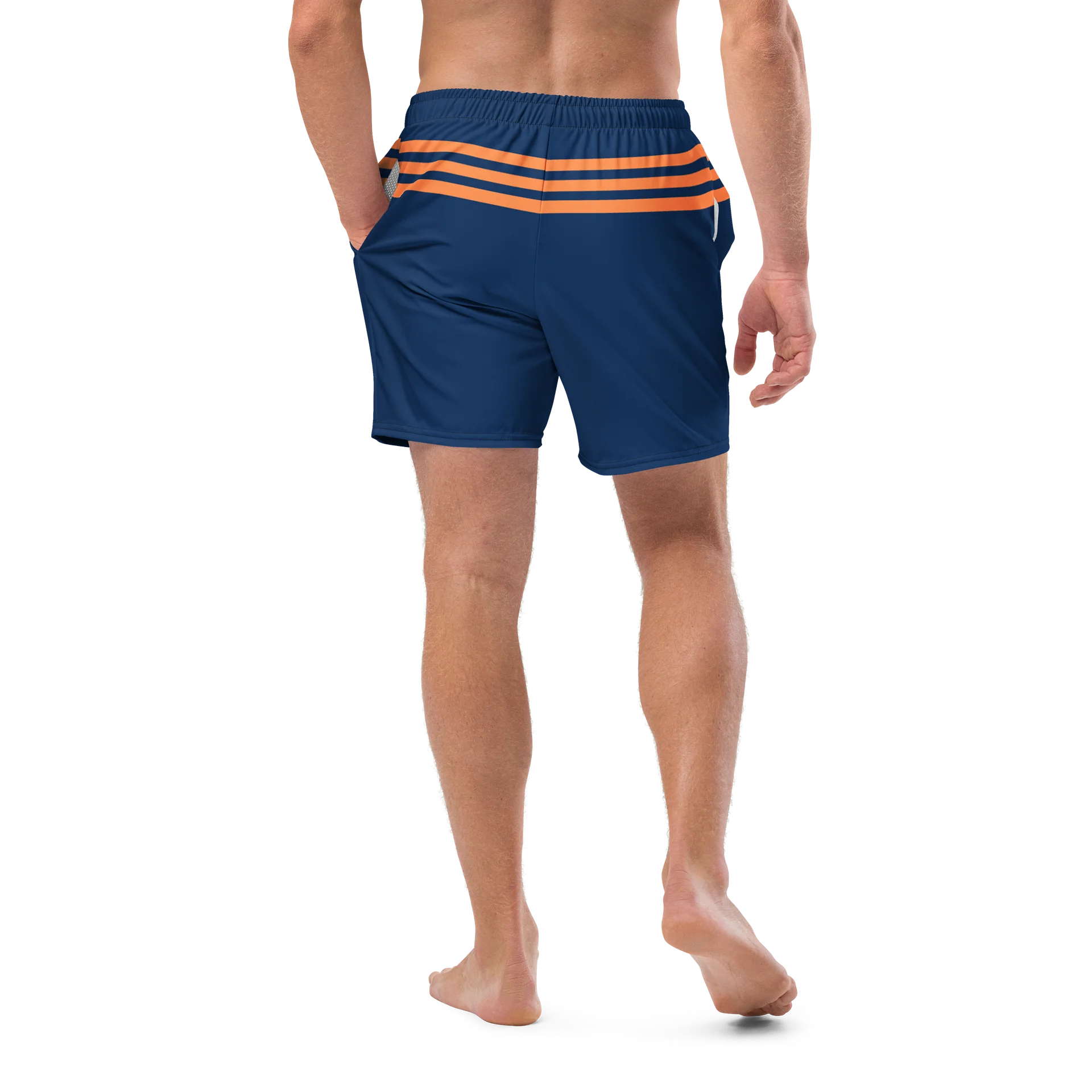 Tropical Sunset Silhouette Swim Trunks product image (10)