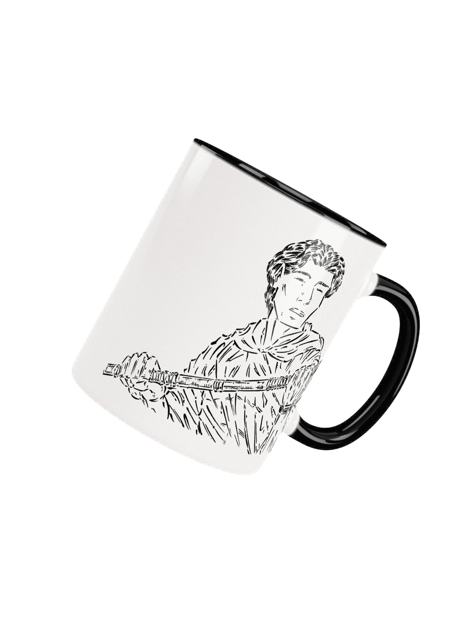 MEIFUMADO | Test | Black & White Mug product image (4)