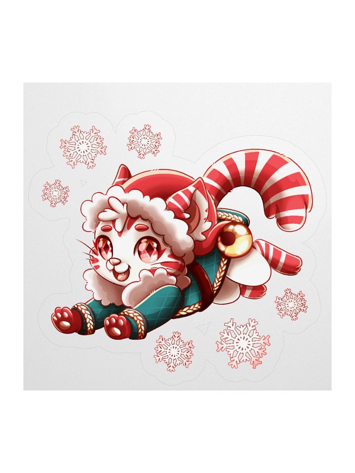 Peppermint The Cat - sticker product image (2)