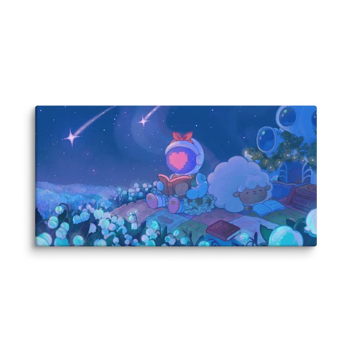 Noodle Collection - Cozy Reading Friends Canvas Print product image (1)