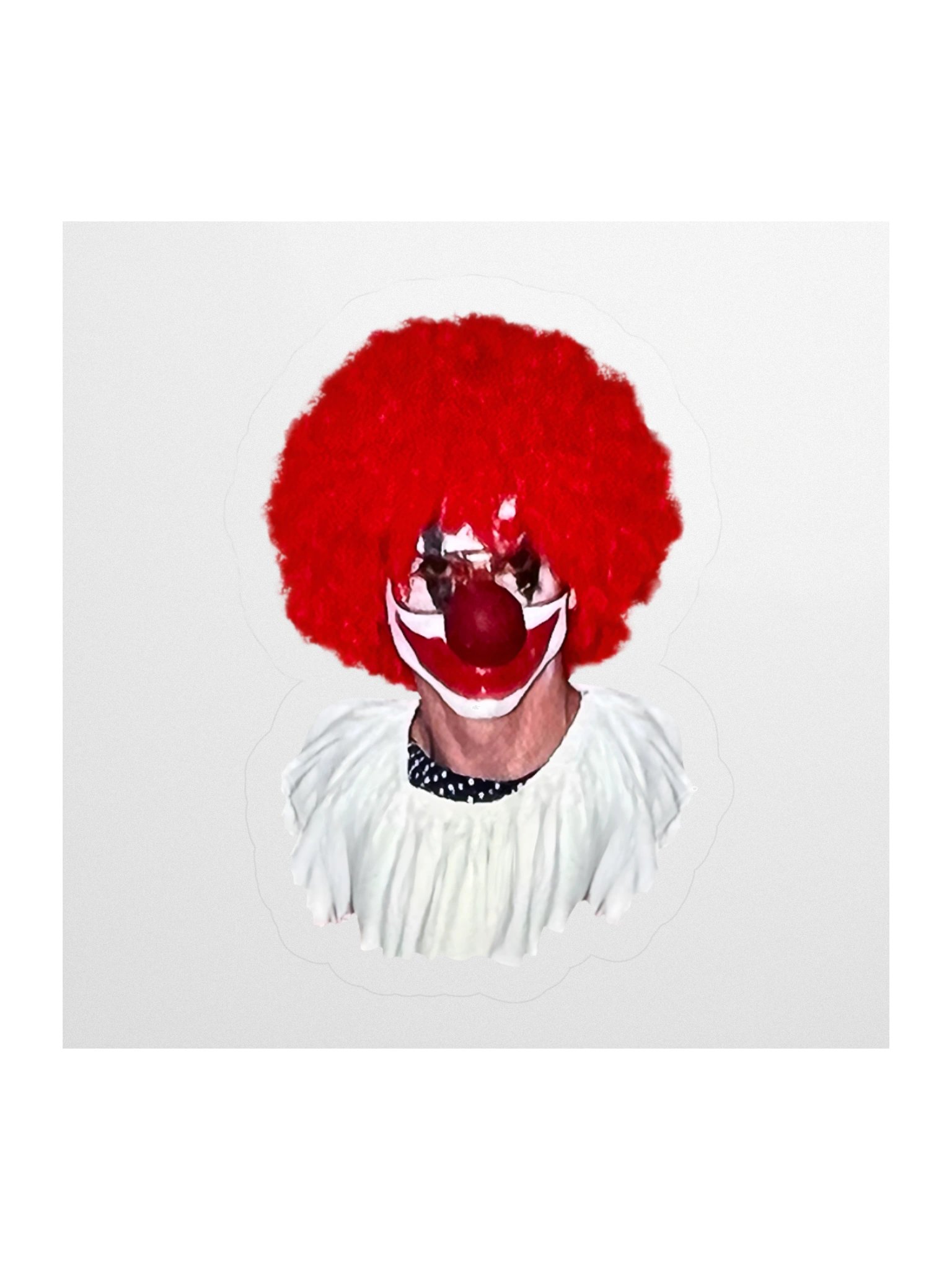 Clown Dad Kiss Cut Sticker product image (1)