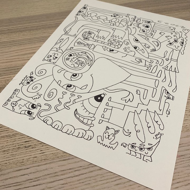Critter Coloring Page 3 product image (2)