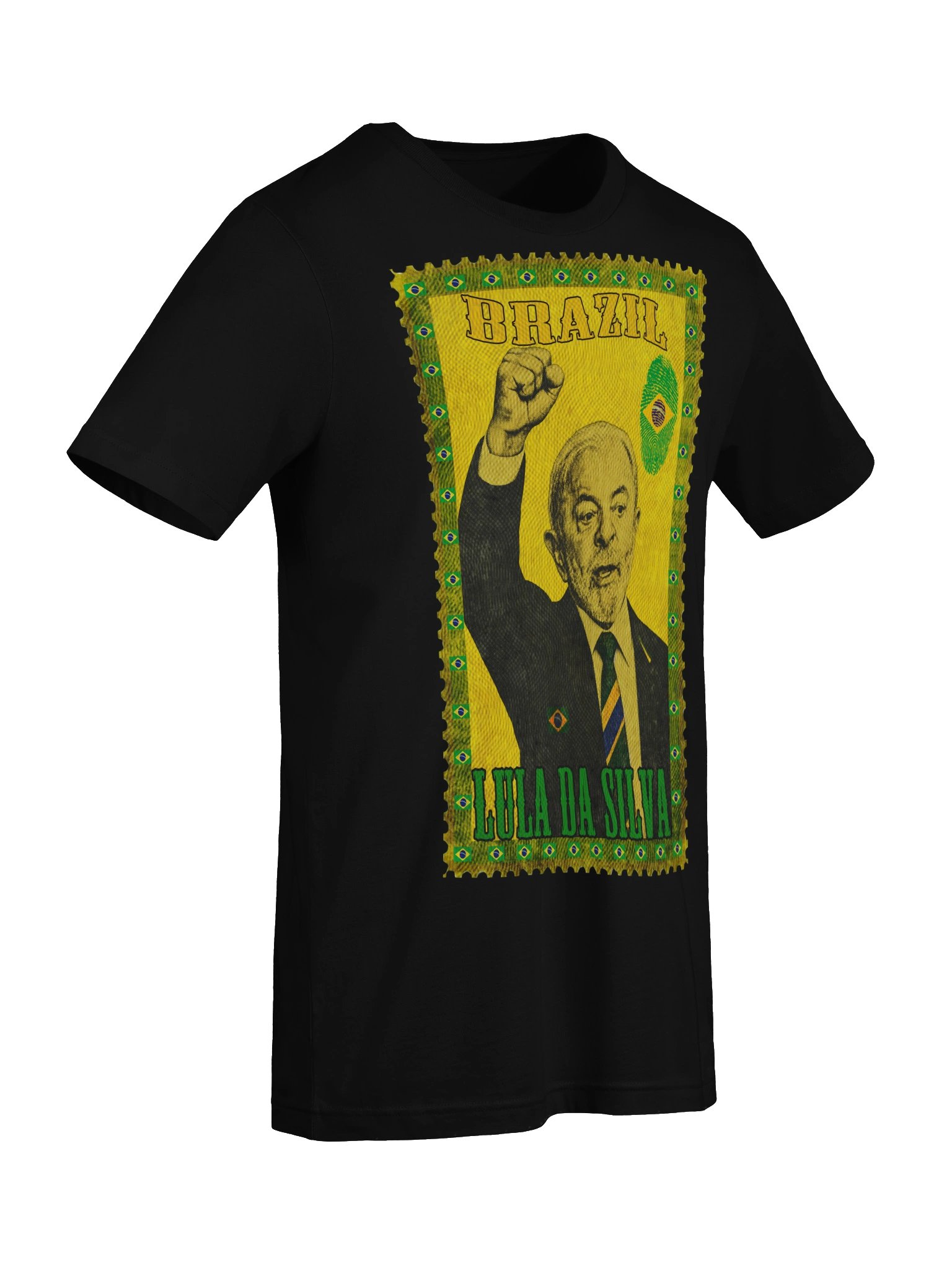 Lula da Silva Vintage Brazil Stamp T-Shirt | Unisex Tee product image (6)