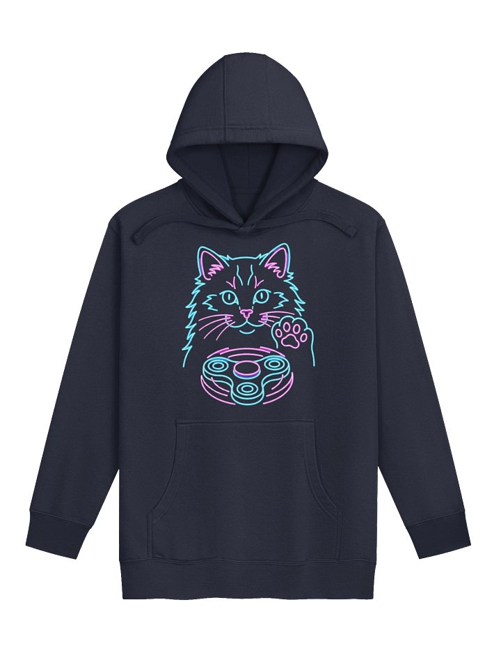 "Electric Omen" Spinner Cat Hoodie product image (1)