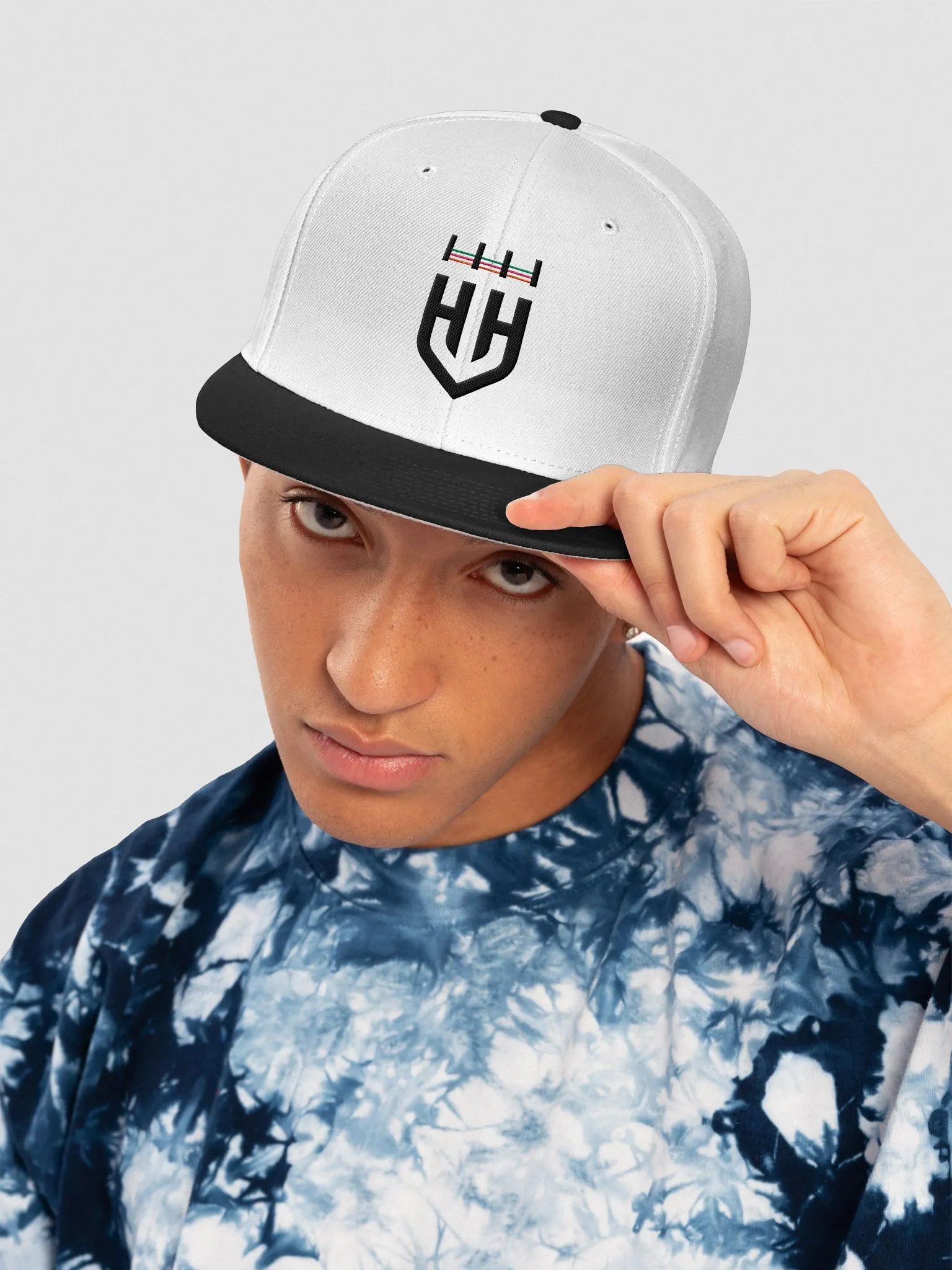 Heels Snapback Hat White product image (10)
