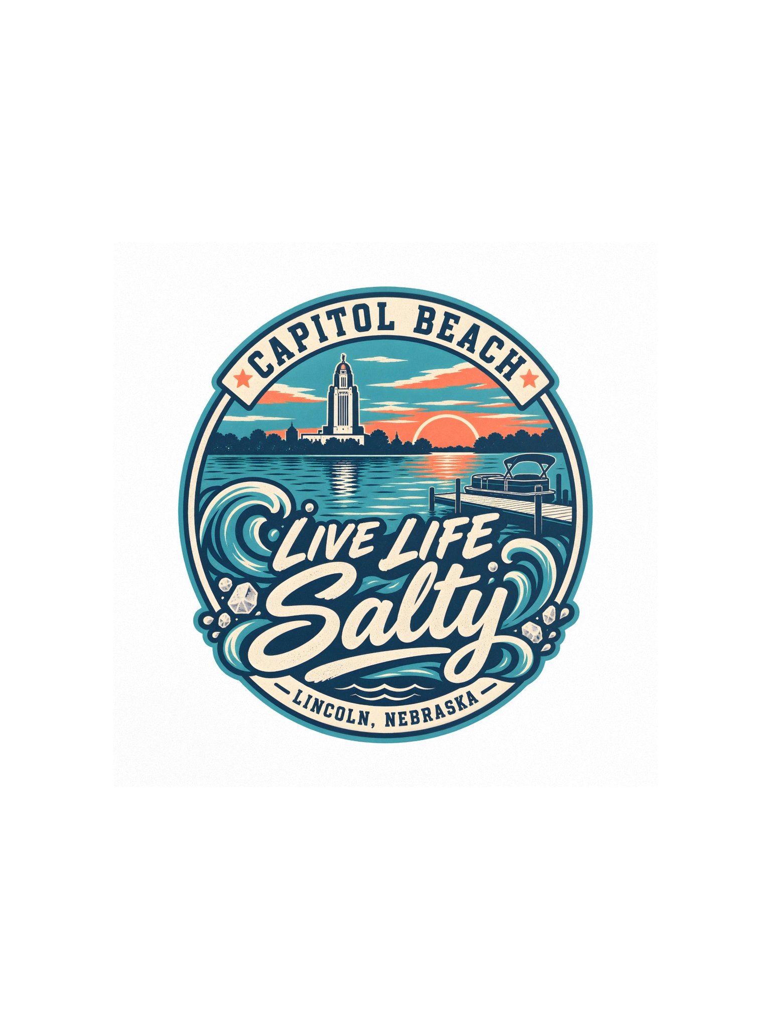 "Live Life Salty" Posters product image (1)