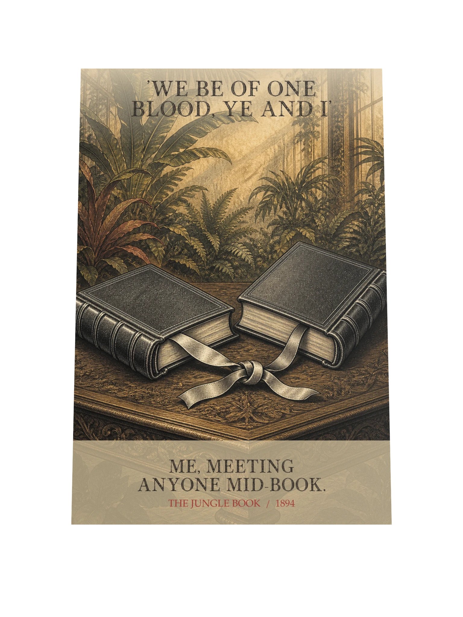 We Be One Blood Ye Me Meeting -- The Jungle Book Art Print product image (9)